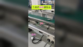 Konveyor SMT PCB AOI NG OK Penyortir Rel Ganda