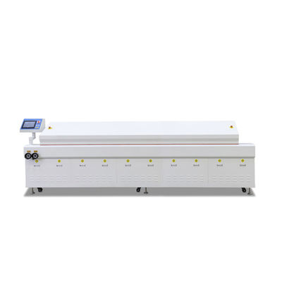 kualitas  8 Zone SMT Reflow Soldering Machine with Touch Screen PLC Control pabrik