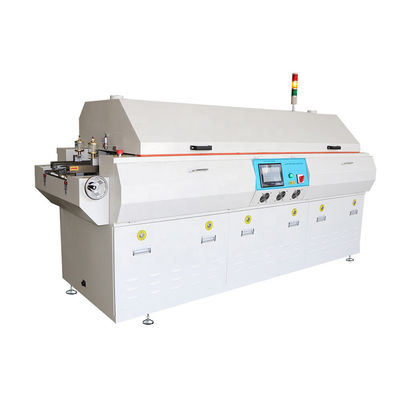 Otomatis SMT kecil 4 Zona Reflow Oven Dengan Kontrol PLC layar sentuh