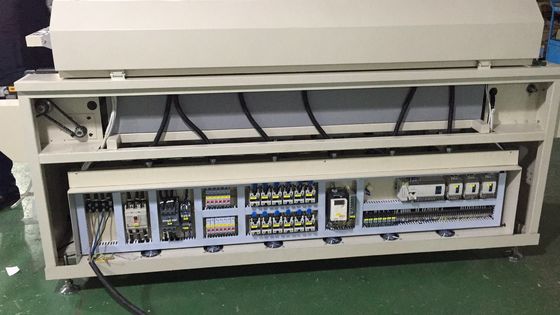 Otomatis SMT kecil 4 Zona Reflow Oven Dengan Kontrol PLC layar sentuh