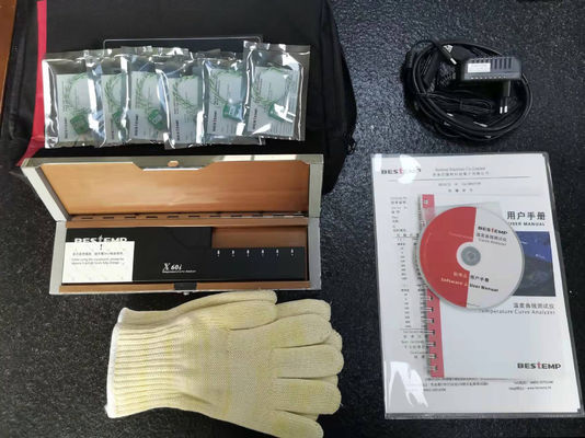 Bestemp Thermocouple SMT Thermal Profiler Untuk Reflow Oven 6 Saluran