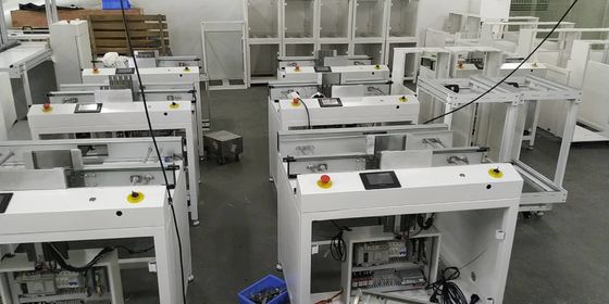 Conveyor Pengolahan PCB Lebar Disesuaikan, Conveyor Inspeksi SMT 0,5m 0,8m 1,0m