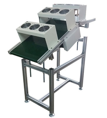 Dip Line Small PCB Belt Conveyor Assembly Untuk Wave Solder Outfeed