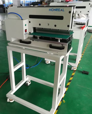 Mesin pemotong PCB tipe guillotine, pemotong alur PCB V untuk pembagian papan sirkuit