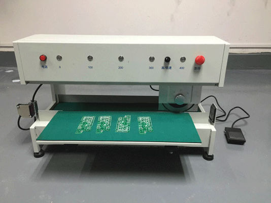 Mesin pemotong PCB tipe guillotine, pemotong alur PCB V untuk pembagian papan sirkuit