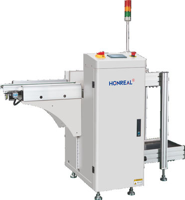 PLC Control SMT Magazine Loader, otomatis PCB Loader Dengan SMEMA Port