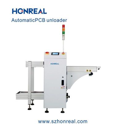 SMT Mesin Otomatis Dual Rails Multi Magazine NG OK Unloader Manufaktur Untuk Pcb Assembly Line