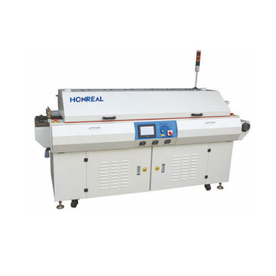 SMD Soldering Surface Mount Reflow Oven kecil 4 zona 980mm terowongan pemanasan