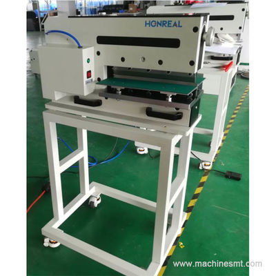Pneumatic 240V PCB Cutting Machine, PCB V Grooving Machine Untuk Aluminium SMD RF4 Board