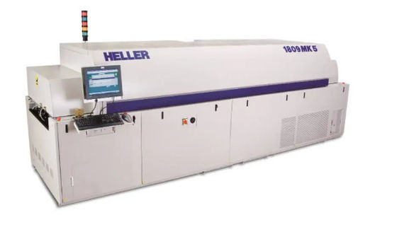 Digunakan Heller 1809 MK5 SMT Reflow Oven Mark V seri reflow mesin pemotong