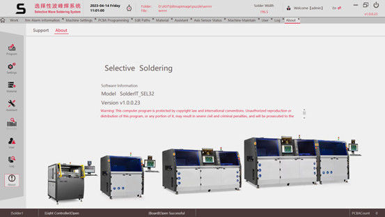 Kualitas Tinggi Biaya Rendah Di Baris THT Melalui Lubang Sistem Soldering Gelombang Selektif