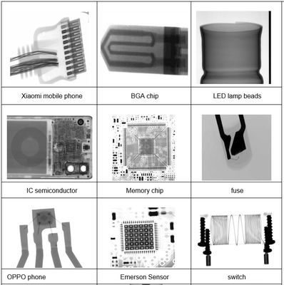 Papan sirkuit cetak Pcb Mesin sinar-X Komponen elektronik BGA XRAY Detektor