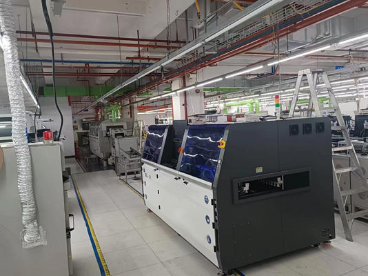 Mesin pemotong gelombang selektif SMT profesional dengan tekanan N2 yang diperlukan 0,4-0,6MPa