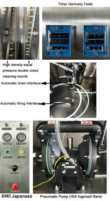 Otomatis Stencil SMT Mesin pembersih Off Line Pneumatic 40L Volume