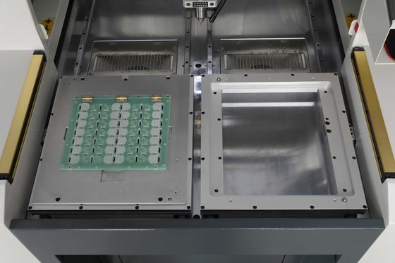 Offline PCBA Mesin Pemotong Curve Single Double Table PCBA Router Machine