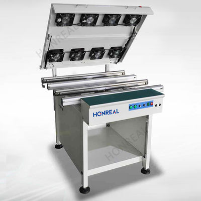 Lini perakitan elektronik Connect SMT Handling Conveyors PCB Cooling Conveyor 0,5m 1,0m